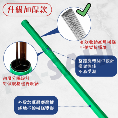 氬焊機補條 焊條收納盒升級款特色